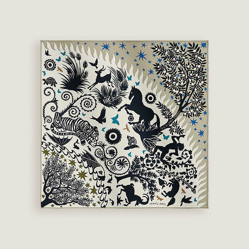 Sous le Charme d'Orphee Detail scarf 45 | Hermès USA